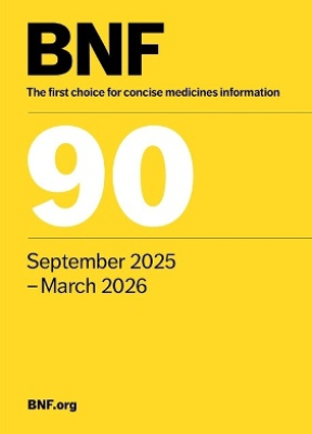 BNF 90 (British National Formulary) September 2025 - 9780857114907
