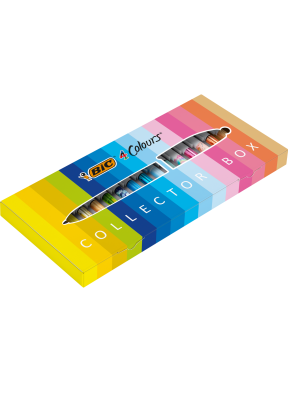 BIC 4-Kleuren Collector Box 15stuks Promo - K222124