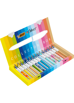 BIC 4-Kleuren Collector Box 15stuks Promo - K222124